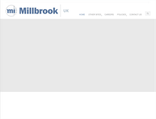 Tablet Screenshot of millbrook-uk.com